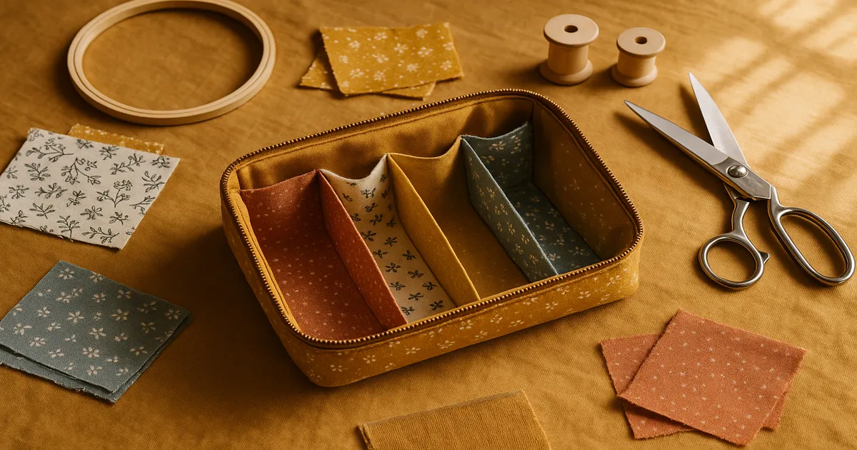 How to Add a Divider to a Zipper Pouch Pattern
