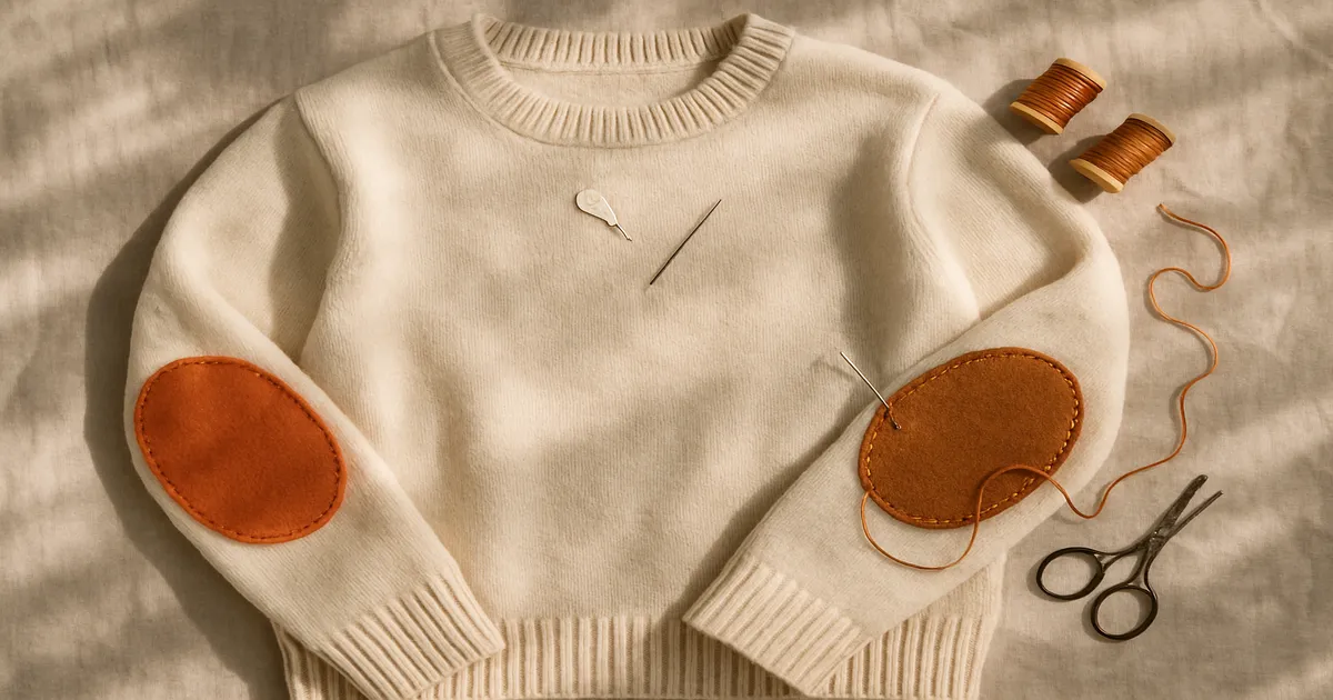 How to Sew Elbow Patches on a Sweater: Full Guide