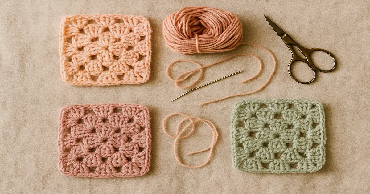 How to Sew Granny Squares Together: 4 Methods